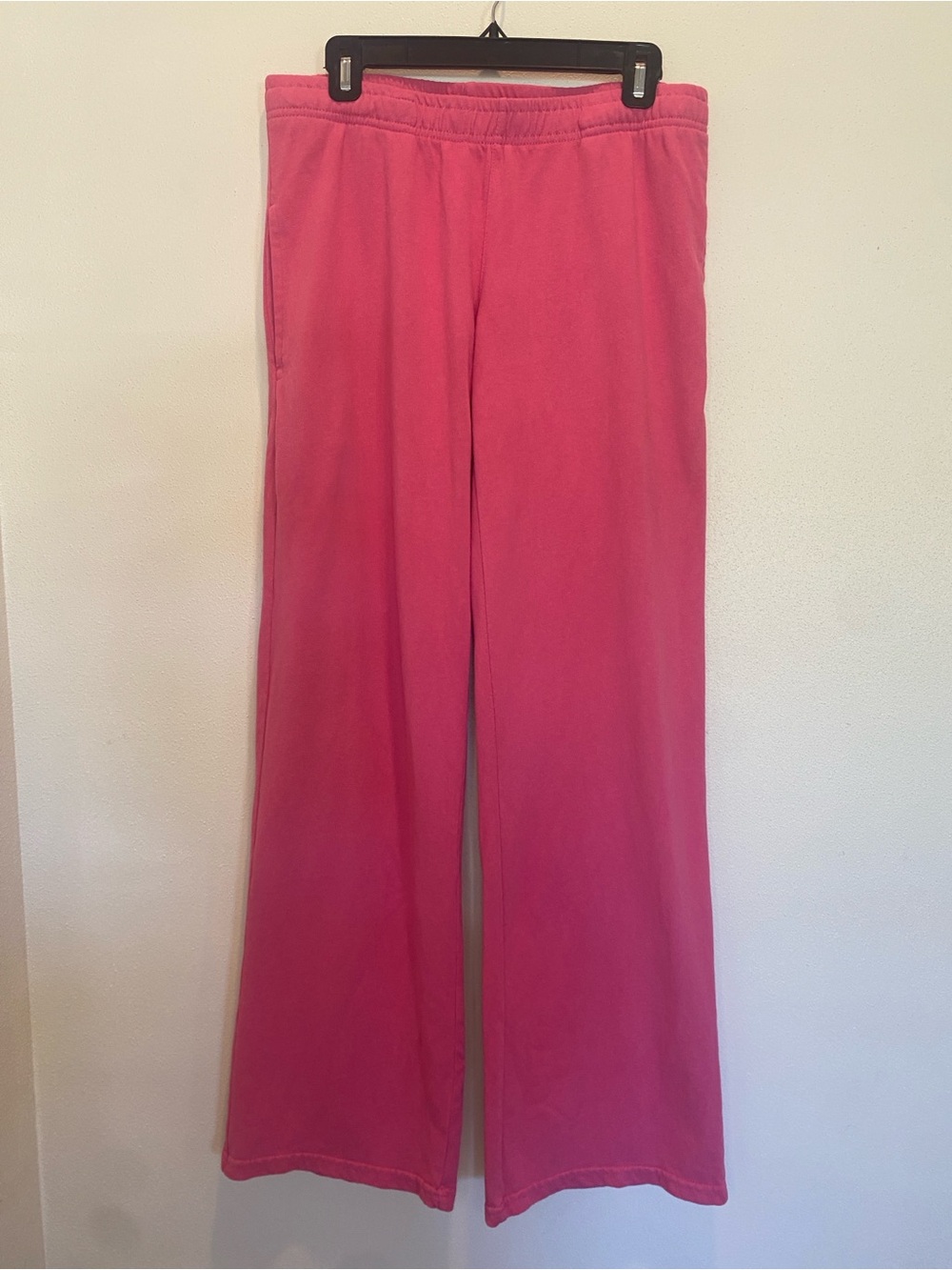 Brandy Melville Rose Pink Wide-Leg Lounge Pants - NWT